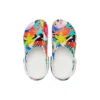 Classic Beach Sandals unissexo multicoloridas brancas