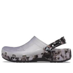 Classic Bleach Clogs «Preto Branco Translúcido»