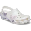 Classic Butterfly Sparkle Shaker Clog para crianças