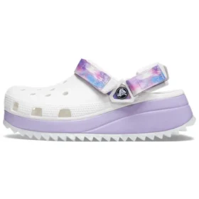 Classic Casual Unisex White Purple Sandals «Branco Roxo»