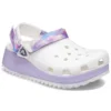 Classic Casual Unisex White Purple Sandals «Branco Roxo»