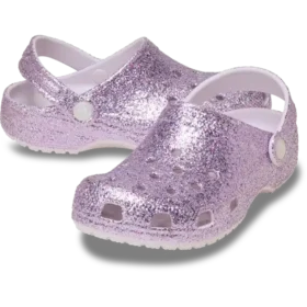 Classic Chunky Glitter Clog para crianças