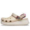 Classic Clog «Bege Branco Vermelho»