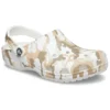 Classic Clog com Estampado de Camuflagem para Praia «White Camouflage»
