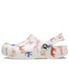 Classic Clog com Estampado de Personagens K «Branco Vermelho Azul»