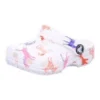 Classic Clog com Estampado de Personagens K «Branco Vermelho Azul»