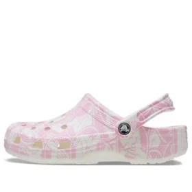 Classic Clog com estampado Duke «Pink Tweed»