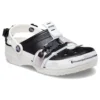 Classic Clog com fivela de fecho de correr «Preto Branco»