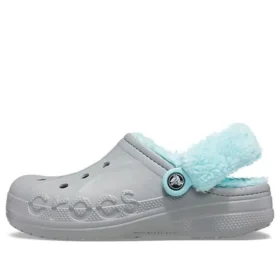 Classic Clog com forro de velo para se manter quente «Cinza-azul»