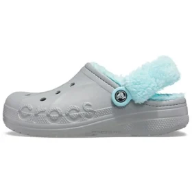 Classic Clog com forro de velo para se manter quente «Cinza-azul»