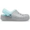Classic Clog com forro de velo para se manter quente «Cinza-azul»