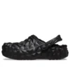 Classic Clog com forro geométrico «Preto»