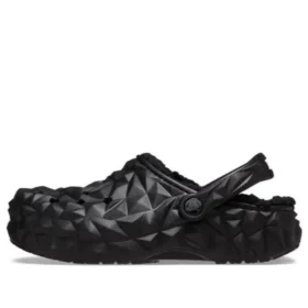 Classic Clog com forro geométrico «Preto»