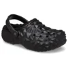 Classic Clog com forro geométrico «Preto»