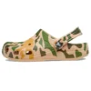 Classic Clog com padrão camuflado «Verde cáqui»