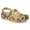 Classic Clog com padrão camuflado «Verde cáqui»