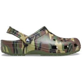 Classic Clog com padrão de camuflagem