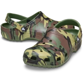 Classic Clog com padrão de camuflagem