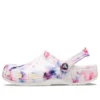 Classic Clog com padrão Tie-Dye «Garnet & Multi»