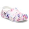 Classic Clog com padrão Tie-Dye «Garnet & Multi»
