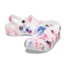 Classic Clog com padrão Tie-Dye «Garnet & Multi»