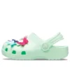 Classic Clog com pingente de borboleta «Mint»