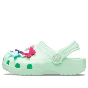 Classic Clog com pingente de borboleta «Mint»