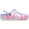 Classic Clog Crocs com estampado Tie-Dye «Multicolorido»