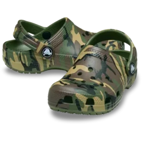Classic Clog de camuflagem para crianças