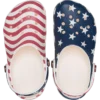 Classic Clog infantil com bandeira americana