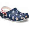 Classic Clog infantil com bandeira americana