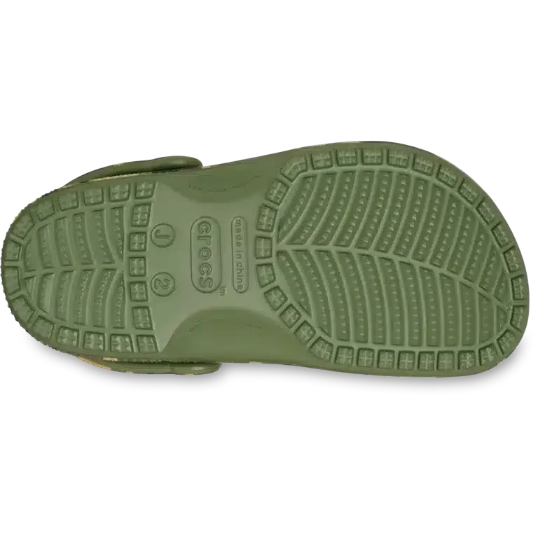 Classic Clog infantil com padrão de camuflagem Classic Clog infantil com padrão de camuflagem