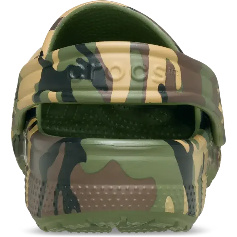 Classic Clog infantil com padrão de camuflagem Classic Clog infantil com padrão de camuflagem