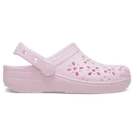 Classic Clog Infantil com Recortes Florais