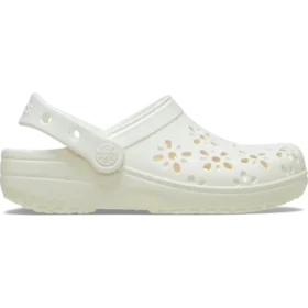 Classic Clog Infantil com Recortes Florais