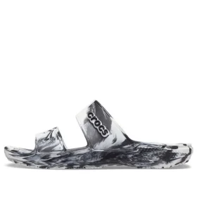 Classic Clog Marble Beach Sports «Branco Preto»