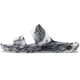 Classic Clog Marble Beach Sports «Branco Preto»