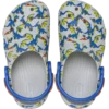 Classic Clog para crianças com padrão de dragão