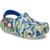 Classic Clog para crianças com padrão de dragão