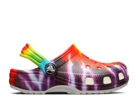 Classic Clog para crianças ‘Tie-Dye’