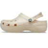 Classic Clog Platform Shimmer «Vanilla»