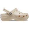 Classic Clog Platform Shimmer «Vanilla»