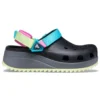 Classic Clog «Preto, azul e amarelo»