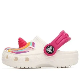 Classic Clog – Sapato de praia divertido – Branco