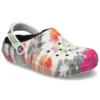 Classic Clog Tie-Dye «Multicolorido Preto»