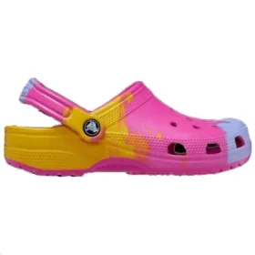 Classic Clogs com efeito ombre «Rosa Amarelo Azul»