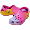 Classic Clogs com efeito ombre «Rosa Amarelo Azul»