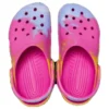 Classic Clogs com efeito ombre «Rosa Amarelo Azul»