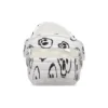 Classic Clogs com estampado de caveiras «White Black»