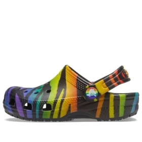 Classic Clogs com estampado sazonal «Black Multi»